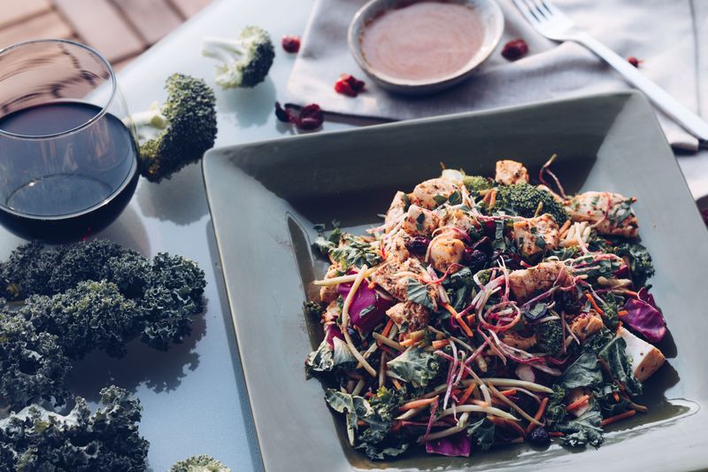 Grilled chicken salad deweys