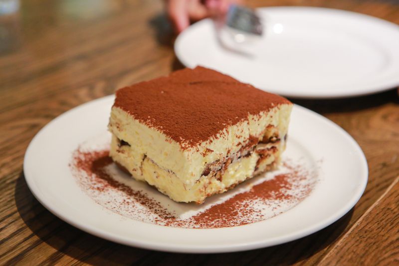 Tiramisu dessert at deweys