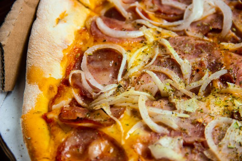 Dewey's pepperoni pizza for catering