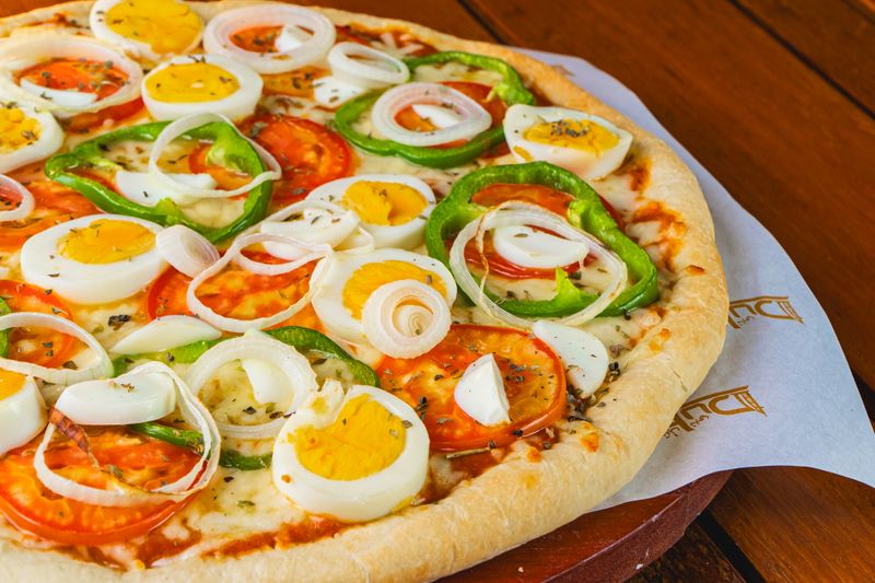 Deweys veggie pizza catering option